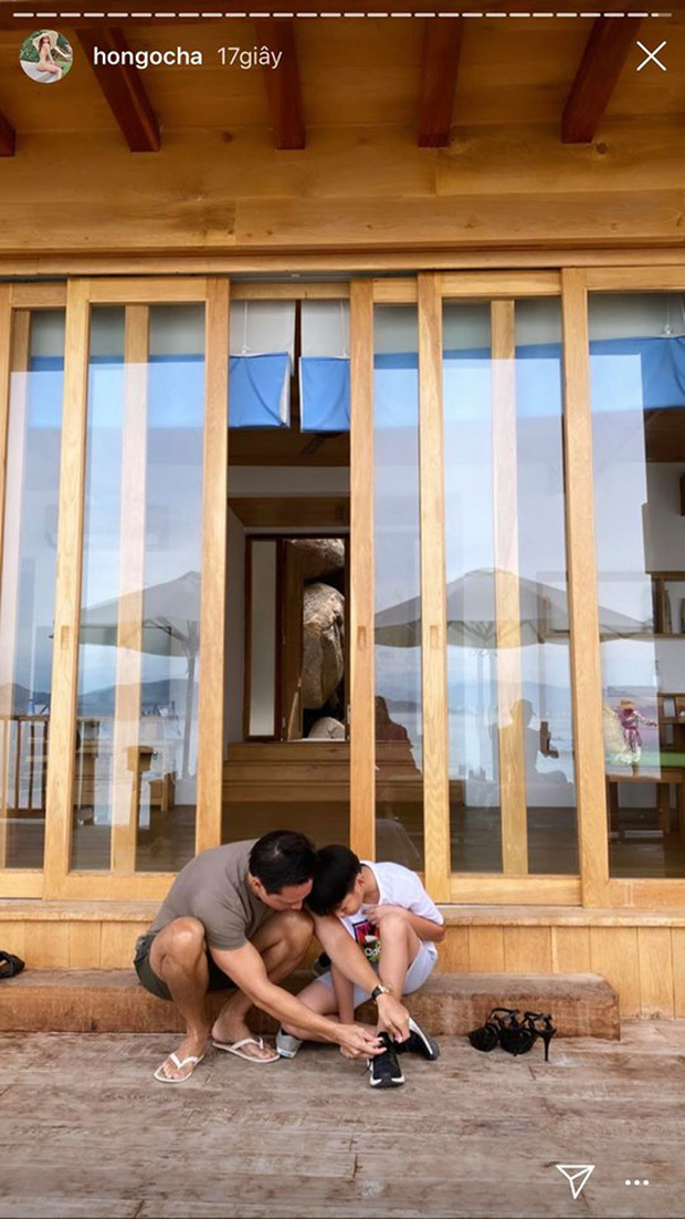 Hà Hồ khoe ảnh gia đình du lịch sang chảnh, bố dượng Kim Lý chiếm trọn spotlight vì đặc biệt chăm sóc Subeo-2