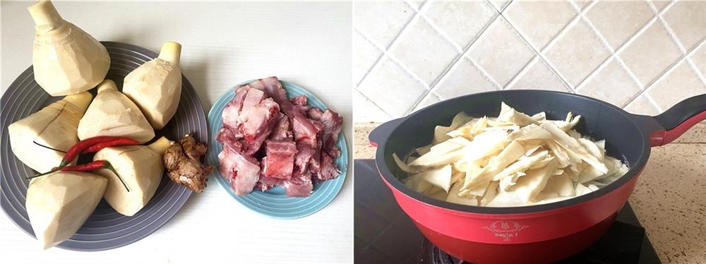 Chiều nay tôi làm món sườn om măng ăn cơm, đảm bảo ngon vô đối-1