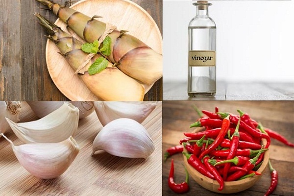 Cách làm măng ngâm tỏi ớt giòn ngon, không bị nổi váng-1