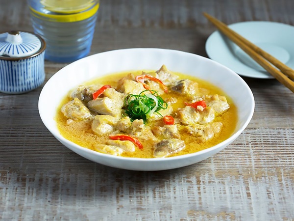 Nắng nóng làm ngay món gà hấp ăn tối thơm mềm lại không phải nấu nướng nhiều-7