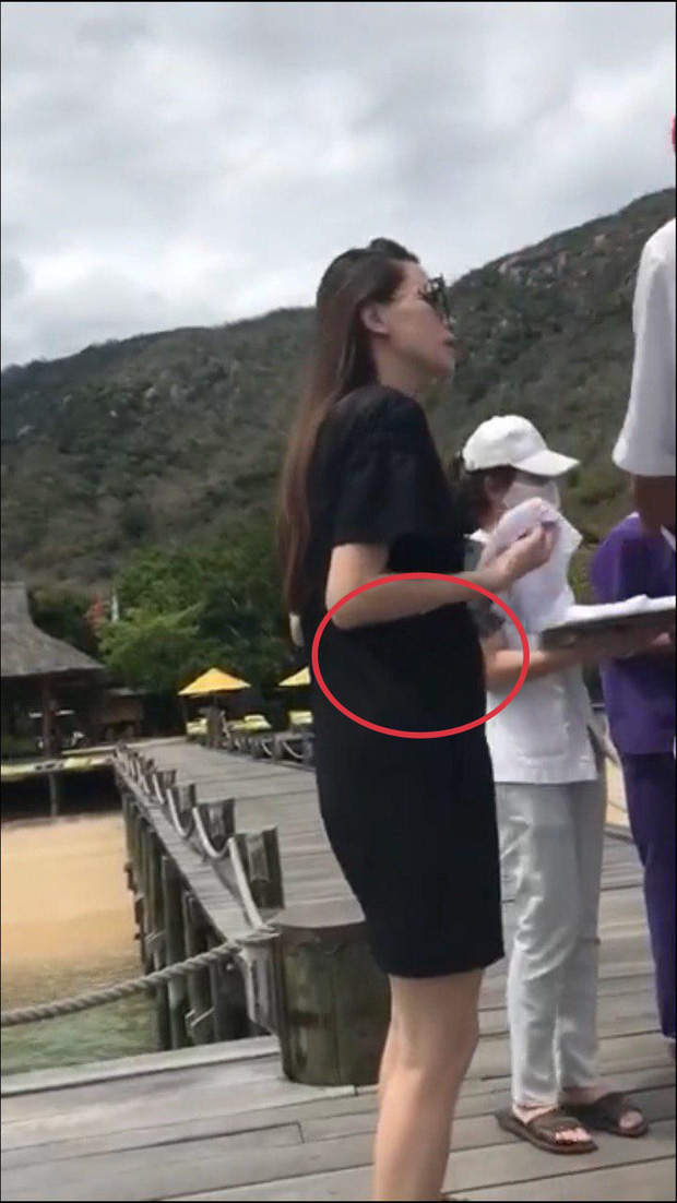 Sau bao lần quyết giấu, mẹ ruột vô tình để lộ ảnh vòng 2 to rõ của Hà Hồ giữa thai kì-2