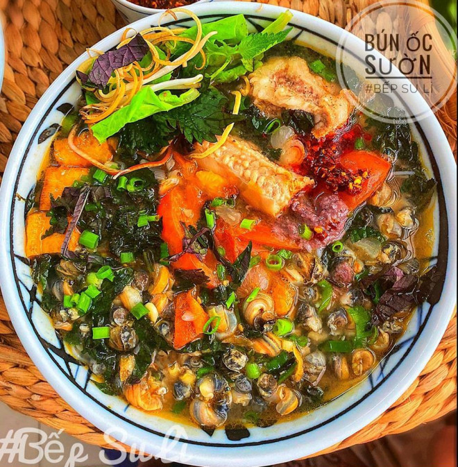 Nóng ngộp thở, chống chán ăn bằng bún ốc sườn non, thơm ngon hấp dẫn cả nhà-3