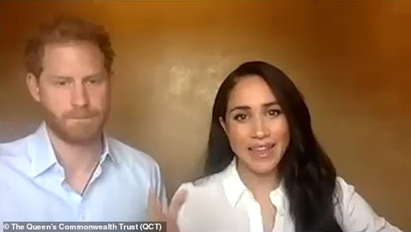 Vợ chồng Meghan Markle - Harry công khai xuất hiện, động chạm đến Nữ hoàng Anh với phát ngôn gây bức xúc-1