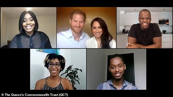 Vợ chồng Meghan Markle - Harry công khai xuất hiện, động chạm đến Nữ hoàng Anh với phát ngôn gây bức xúc-2