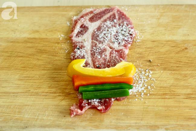 Lười tập luyện mà muốn vòng eo Ngọc Trinh thì tối chỉ ăn món thịt cuộn rau củ này thôi các mẹ nhé!-4