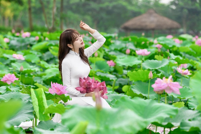 Dịch vụ ăn theo hốt bạc mùa sen nở-3