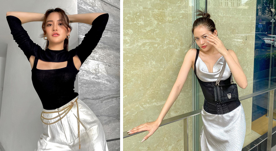 Cô Cám xấu tính trong Tình yêu và tham vọng: Style phim sang chảnh, phong cách ngoài đời còn sexy đốt mắt hơn gấp vạn lần-6