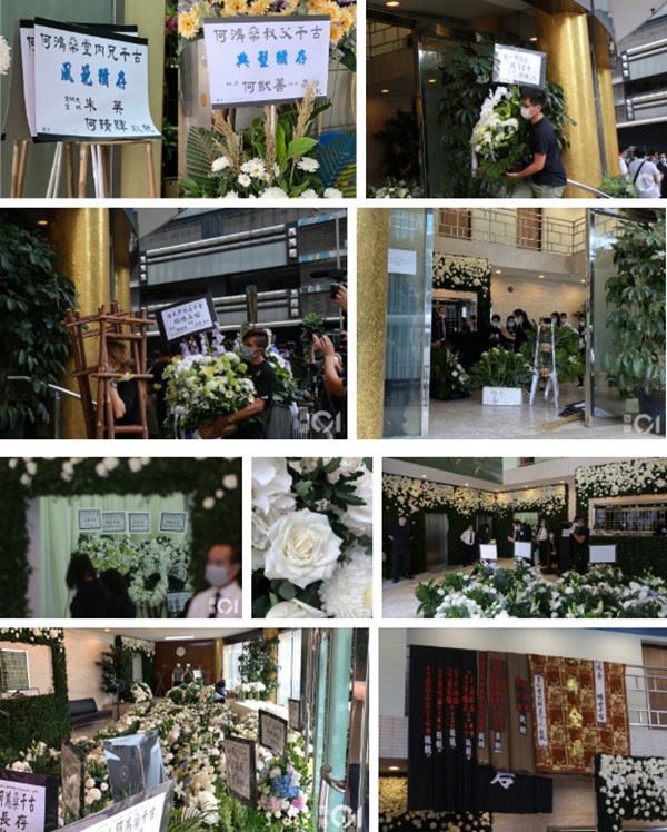 Tang lễ Vua sòng bài Macau: Tiếp tục gây chú ý với 6 tỷ đồng hoa tang và lời nhắn thâm tình của 3 bà vợ dành cho chồng quá cố-4