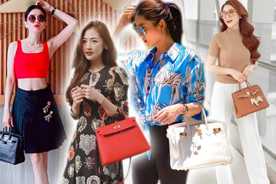 Sau bê bối hàng giả, mỹ nhân Việt vẫn chăm xách túi Hermes ngầm khẳng định mình dùng đồ thật