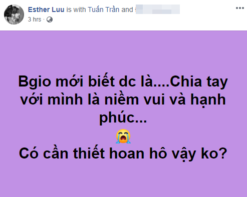 Hari Won khiến nhiều người hoang mang với status lạ: Bây giờ mới biết được chia tay với mình là niềm vui và hạnh phúc-1