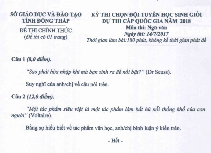 Hé lộ đề thi học sinh giỏi Quốc gia môn Văn qua các năm: Đề nào cũng sắc như dao cạo, thách thức mọi thí sinh khi làm bài-7