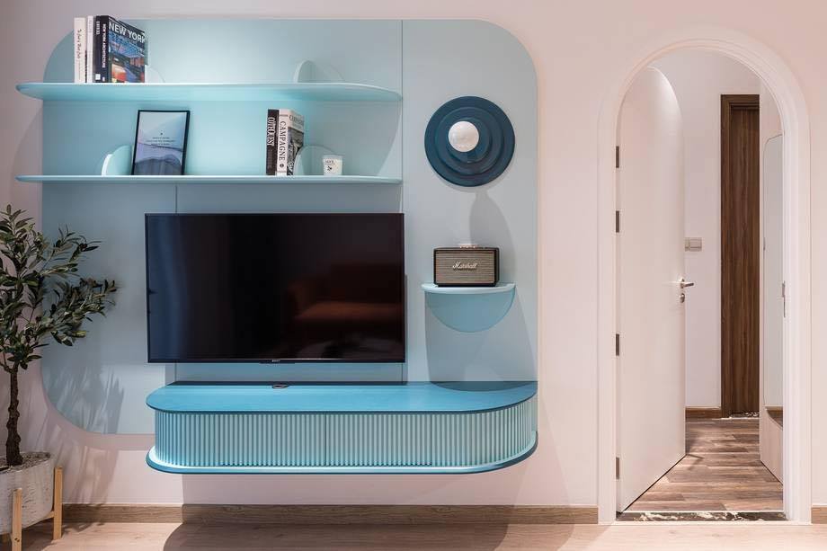 Thiết kế nội thất màu kẹo ngọt, hạn chế góc cạnh cho nhà có trẻ nhỏ của đôi vợ chồng Sài Gòn-2