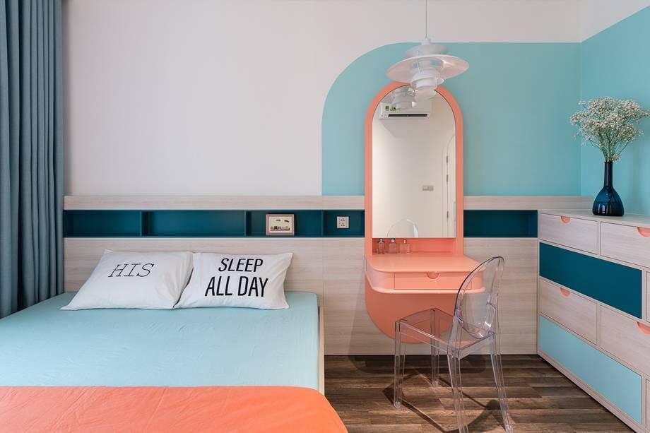 Thiết kế nội thất màu kẹo ngọt, hạn chế góc cạnh cho nhà có trẻ nhỏ của đôi vợ chồng Sài Gòn-8