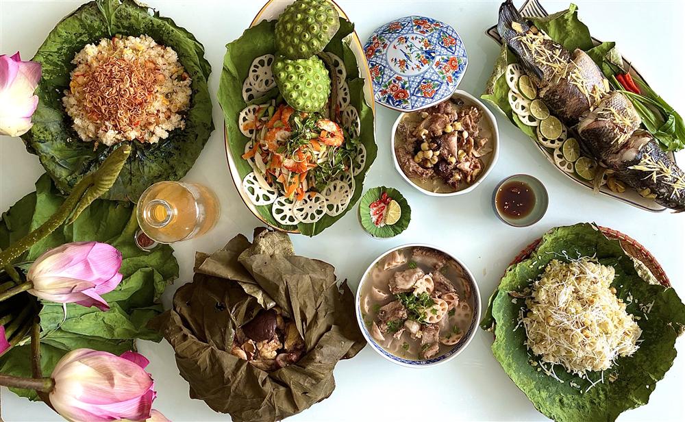 Đang mùa sen nở rộ, gợi ý thực đơn toàn món từ sen, nhìn sang chảnh như dành cho bậc vương giả-2