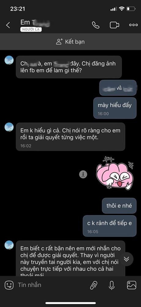 Vụ anh rể tòm tem em họ của vợ: Tiểu tam xin gỡ bài, nhưng rất bình thản muốn giải quyết trực tiếp cho ra nhẽ-2