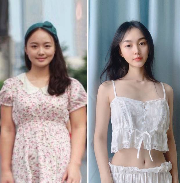 Nhan sắc thăng hạng không ngừng nhờ giảm cân thành công của cô nàng từng bị đặt biệt danh họa sĩ béo-1