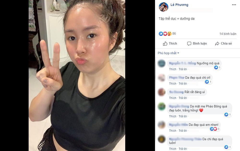 Lê Phương giảm 30kg sau sinh, nhìn vòng 2 mới thấy mồ hôi ướt đẫm phòng tập thế nào!-7
