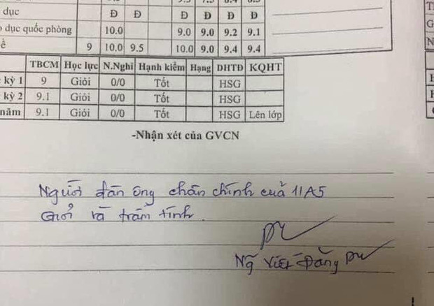 Thầy giáo phê sổ liên lạc chọc đúng điểm yếu của từng học sinh nhưng sao lại đáng yêu đến thế này!-4