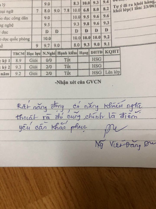 Thầy giáo phê sổ liên lạc chọc đúng điểm yếu của từng học sinh nhưng sao lại đáng yêu đến thế này!-3