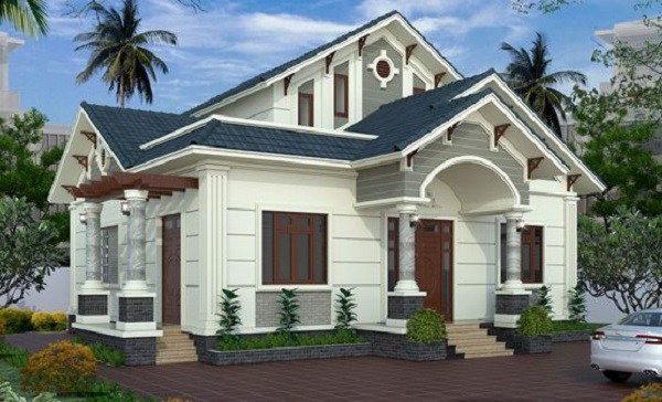 Những mẫu nhà cấp 4 đẹp ở nông thôn giá rẻ, chi phí thấp hoàn toàn có thể xây được-5