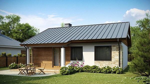 Những mẫu nhà cấp 4 đẹp ở nông thôn giá rẻ, chi phí thấp hoàn toàn có thể xây được-14