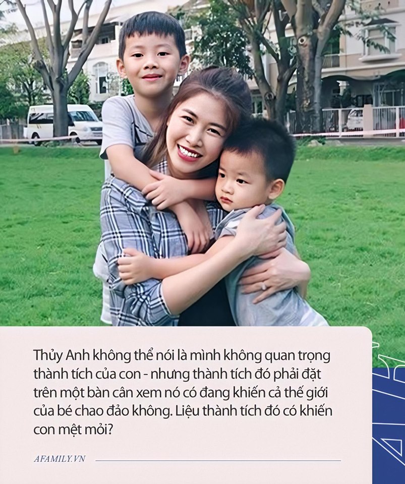 Hot mom Thủy Anh bày tỏ quan điểm về bức ảnh mưa giấy khen: Thành tích cũng quan trọng nhưng liệu nó có đang khiến thế giới của con chao đảo?-2