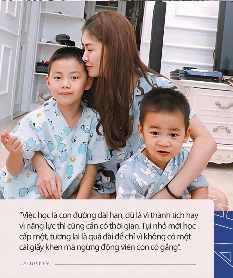 Hot mom Thủy Anh bày tỏ quan điểm về bức ảnh mưa giấy khen: Thành tích cũng quan trọng nhưng liệu nó có đang khiến thế giới của con chao đảo?-3