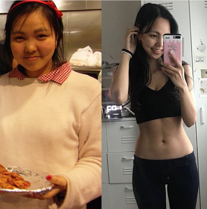 Từ 70kg xuống 50kg, cô gái Hàn chia sẻ 3 bí quyết giảm cân và 4 bài tập giúp thân dưới thanh mảnh-3