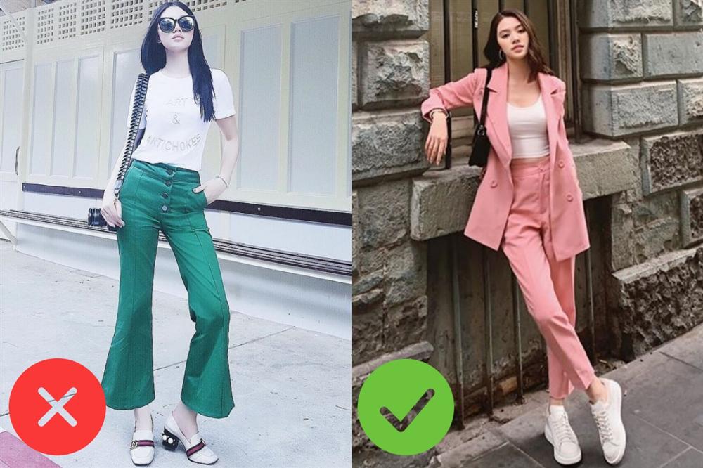 Nhìn Jolie Nguyễn mà rút kinh nghiệm, chị em đừng chọn mẫu quần này nếu không muốn dìm dáng và người lùn 1 mẩu-1