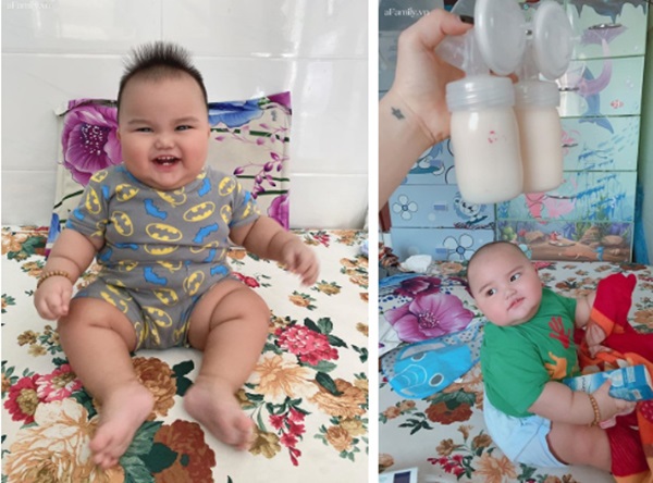 Mẹ trẻ khoe cảnh 2 con ngủ ngồi gật lên gật xuống, các mẹ thi nhau vào xin 1 điều-3