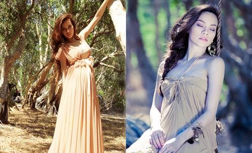 Hà Hồ 2 lần bầu với 2 người bạn trai: Mang song thai trẻ đẹp hơn hẳn 10 năm trước-4