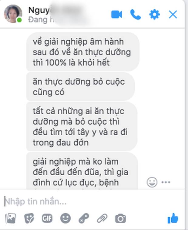 Sự thật rợn người cải tử hoàn sinh” bằng phương pháp thực dưỡng: Choáng với bác sĩ cô đồng phán ung thư do nghiệp âm hành”-3