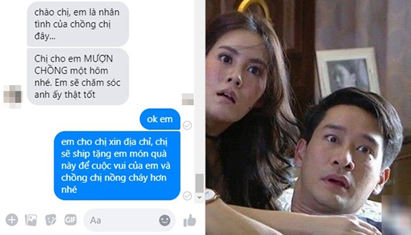 Tuesday ngang nhiên nhắn tin mượn chồng một đêm, tôi đồng ý ngay rồi ship luôn quà khủng khiến ả sợ mất mặt-1