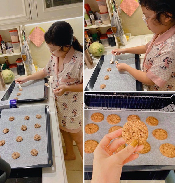 MC VTV Diệp Chi thiết đãi bạn của con thịnh soạn, ai cũng tấm tắc: Bàn tiệc xịn sò quá-13