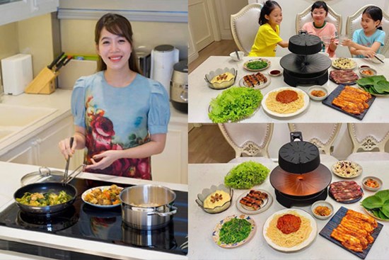 MC VTV Diệp Chi thiết đãi bạn của con thịnh soạn, ai cũng tấm tắc: 