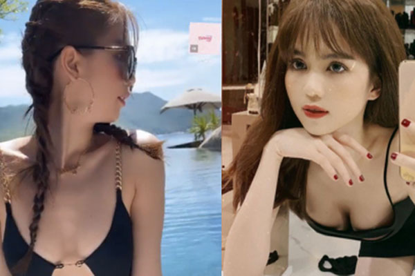 Mặc đầm xẻ cao hun hút, Ngọc Trinh lóng ngóng tạo dáng, cũng may có mách nước không thì mất điểm-5