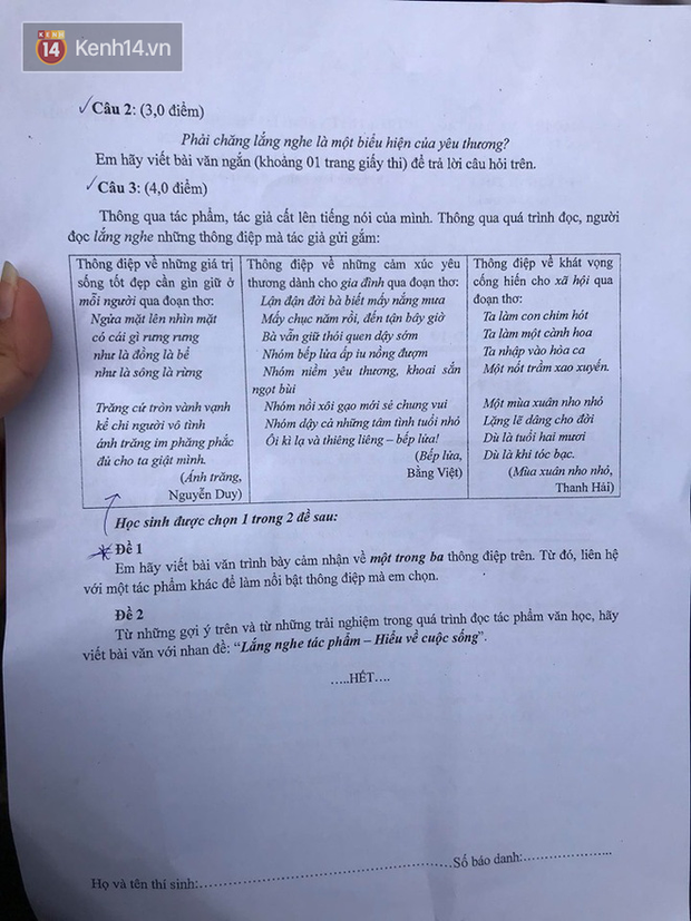 Đề thi tuyển sinh lớp 10 môn Văn TP.HCM 2020: Đề dễ, hỏi về Covid-19-2