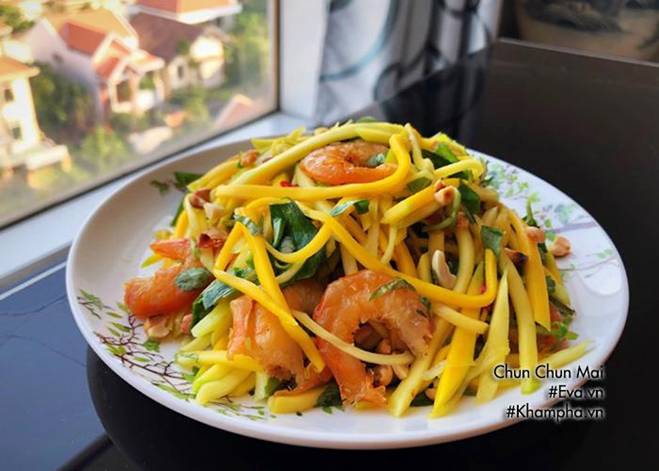 Gỏi xoài xanh tôm khô chua ngọt lại giòn giòn, ăn hết rồi cả nhà vẫn hỏi còn không-7