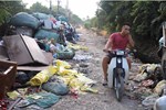 Người dân Sóc Sơn tháo dỡ lều bạt sau 4 ngày chặn xe vào bãi rác lớn nhất Hà Nội-4