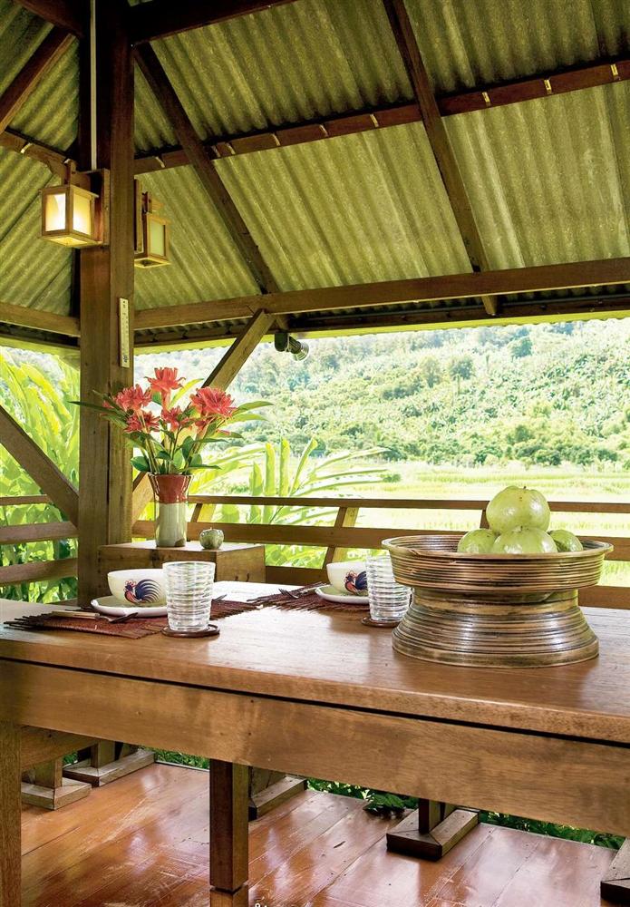 Nhà cấp 4 với thiết kế đẹp lãng mạn giữa cánh đồng lúa xanh tươi ở ngoại ô-5