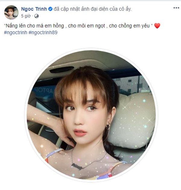 Ngọc Trinh ẩn ý chuyện có chồng, Vũ Khắc Tiệp liền bình luận gây chú ý-1