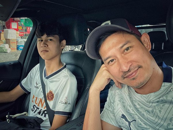 Mới 15 tuổi, con trai của Huy Khánh đã ra dáng hot boy với chiều cao 1m80 cùng khuôn mặt điển trai-9