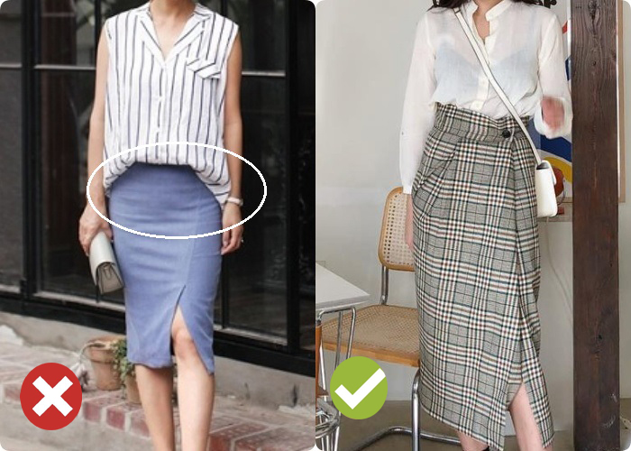 Dù bạn có tự tin đến mấy thì cũng bị 3 kiểu chân váy này phản chủ: Bụng đang phẳng lỳ bỗng nhấp nhô lộ rõ mồn một-6