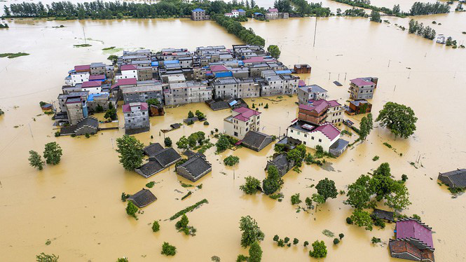 Lũ Trung Quốc: Mực nước 33 con sông chạm mốc kỉ lục, 141 người chết và mất tích-1