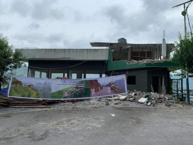 Nóng: Phá dỡ, cải tạo tòa nhà trái phép Mã Pì Lèng Panorama-1