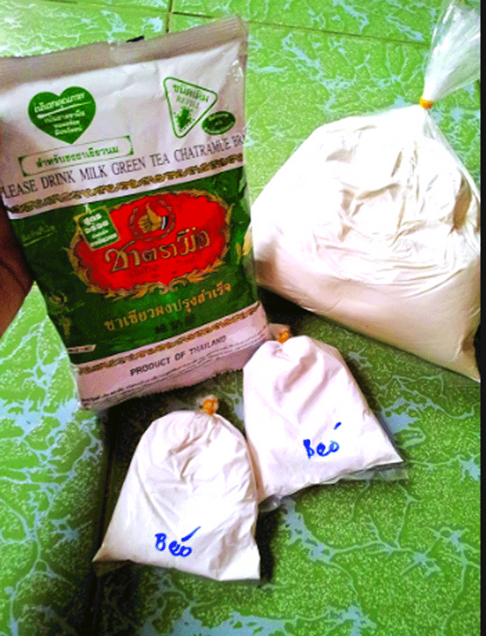 25 nghìn pha 25 lít trà sữa, không có trà và sữa, chỉ hương liệu-2