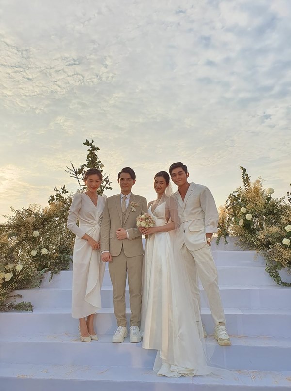 Tiết kiệm như Ngô Thanh Vân: Chỉ một bộ đầm trắng mà đả nữ diện từ ngày cưới em trai đến đám cưới thế kỷ của Đông Nhi-5