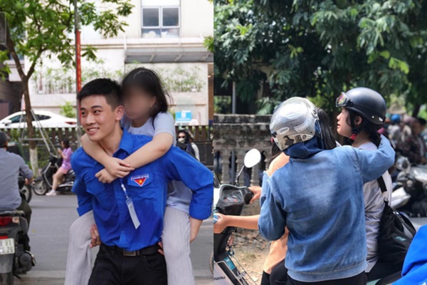 Ấm lòng khoảnh khắc của những Người lạ xuất hiện trong mùa thi lớp 10-1