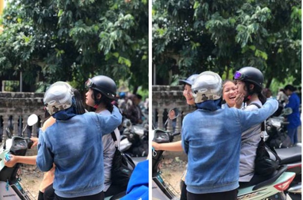 Ấm lòng khoảnh khắc của những Người lạ xuất hiện trong mùa thi lớp 10-7