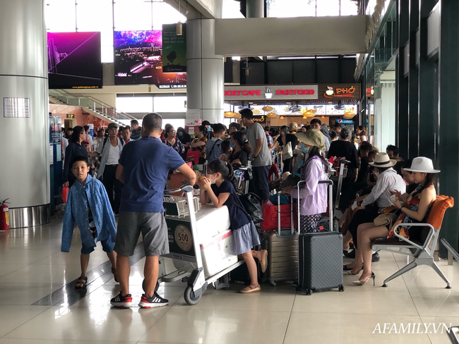 Ảnh: Biển người vật vã hàng tiếng đồng hồ chờ check-in tại sân bay Nội Bài giữa mùa cao điểm du lịch-7